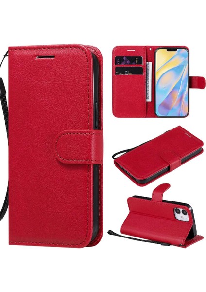 Iphone 12 Için Flip Case Iş Cüzdan Telefon Kılıfı Yüksek Kaliteli Deri (Yurt Dışından)