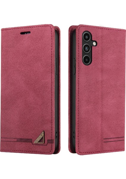 Samsung Galaxy A35 5g Premium Deri Premium Deri Kickstand (Yurt Dışından)