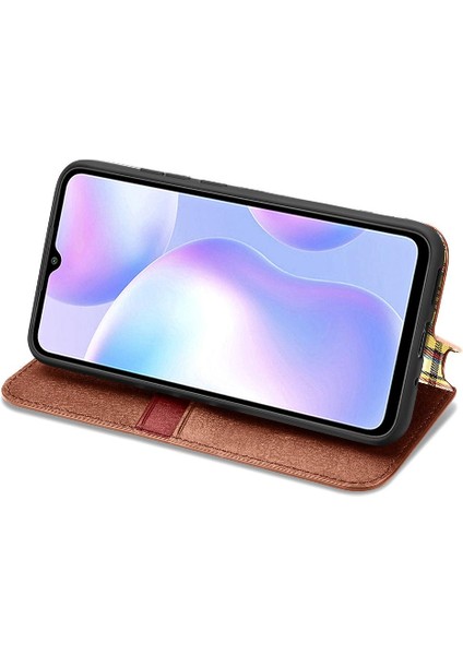 Xıaomı Redmi 9A Deri Kılıf Zarif Iş Cüzdan Fonksiyonu (Yurt Dışından)