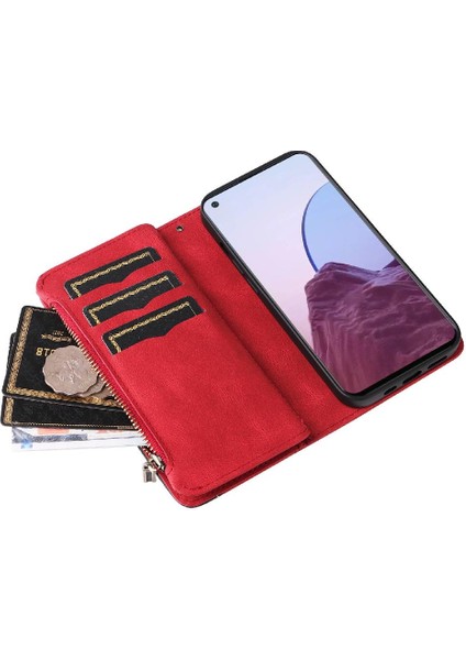 Kart Yuvası Standı ile Oneplus Nord N20 5g Fermuar Cüzdan Tarzı Için Kılıf (Yurt Dışından)