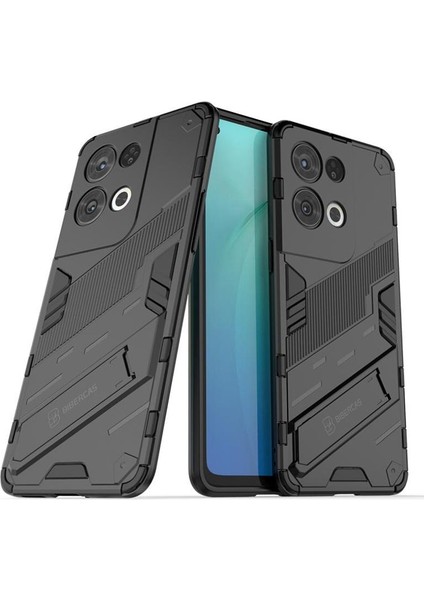 Oppo Oppo 8 Pro 5g Koruyucu Kapak Için Kılıf Kickstand Sağlam Askeri (Yurt Dışından)
