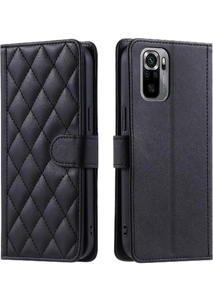 Telefon Kılıfı Için Xiaomi Redmi Not 10 4g Flip Folio Cüzdan Manyetik Kart (Yurt Dışından)