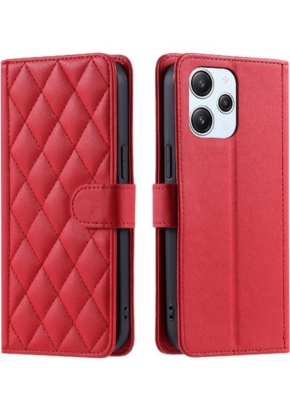 Telefon Kılıfı Için Xiaomi Redmi 12 4g El Kayışı Kart Yuvaları Tutucu Flip Folio (Yurt Dışından)