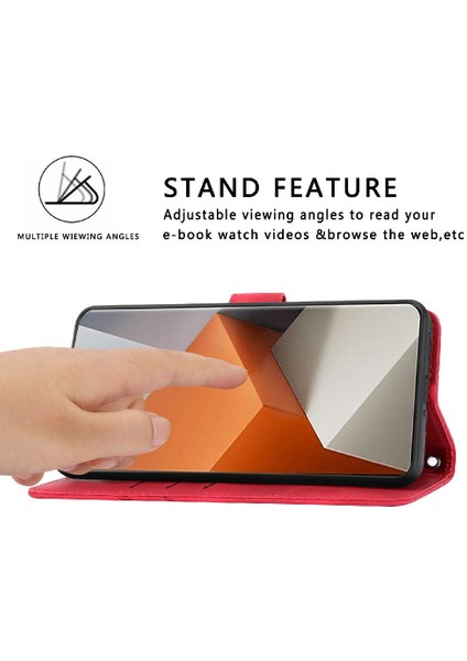 Xiaomi Redmi Not 13 Pro Artı Pu Deri Kapak Kredi Kartı Için Filp Durumda (Yurt Dışından)