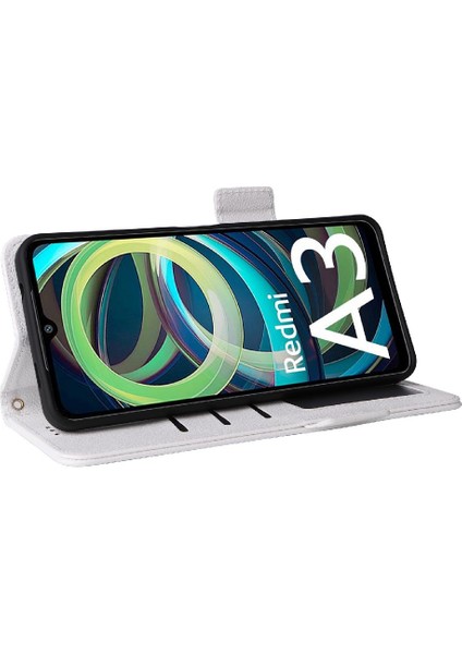 Xiaomi Redmi A3 Cüzdan Için Kılıf Yan Toka Pu Deri Manyetik Kart Yuvaları (Yurt Dışından) fiyatları