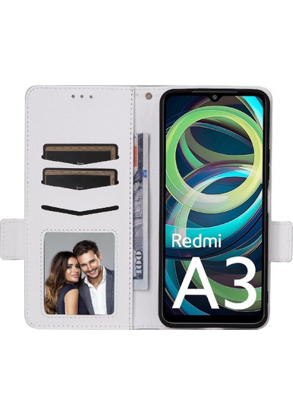 Xiaomi Redmi A3 Cüzdan Için Kılıf Yan Toka Pu Deri Manyetik Kart Yuvaları (Yurt Dışından) fırsatları