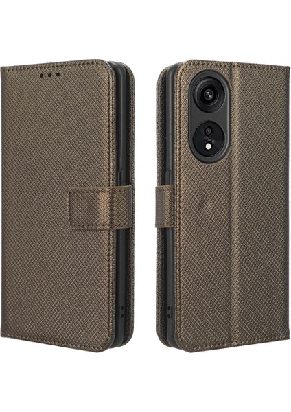 Oppo Oppo 8t 5g Kapak Için Kılıf Kickstand Manyetik Cüzdan Kart Tutucu (Yurt Dışından)