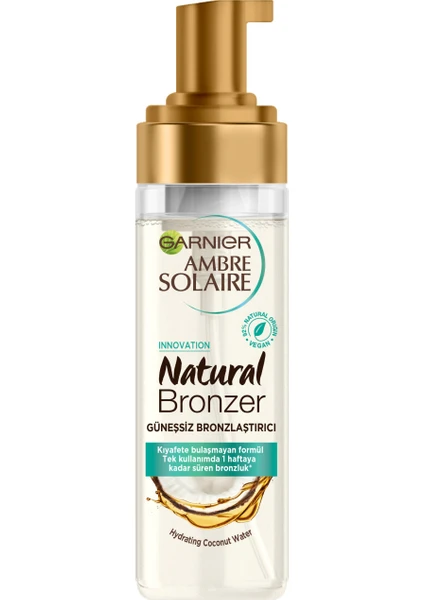 Ambre Solaire Güneşsiz Bronzlaştırıcı Köpük 200ml