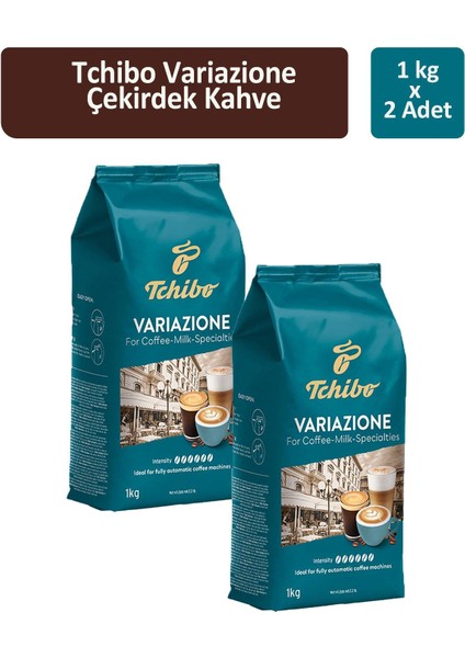 Variazone For Coffee-Milk-Specialties Çekirdek Kahve 1000 gr x 2 Adet