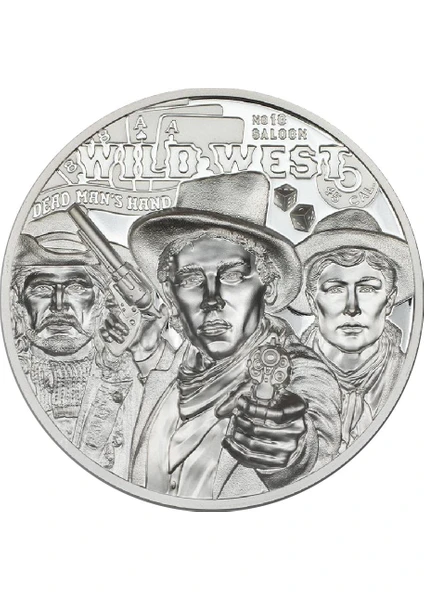 Wild West 2024 1 Ons 31.10 Gram Gümüş Sikke Coin (999.9)