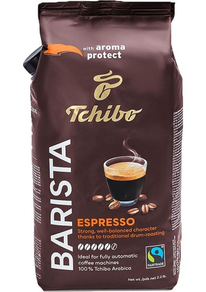 Barista Espresso Çekirdek Kahve 1000 gr x 4 Adet
