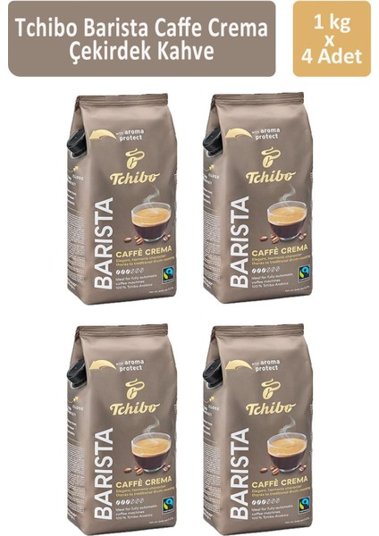Barista Caffè Crema Çekirdek Kahve 1000 gr x 4 Adet