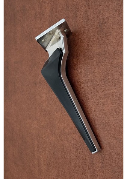 Wings Krom Siyah Mobilya Koltuk Ayağı Chester Komidin Tv Ünitesi Vestiyer Ayağı 21 cm 4 Adet modelleri