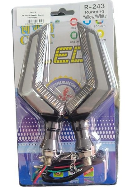 LED Sinyal Hayelet Kayan Sarı Beyaz
