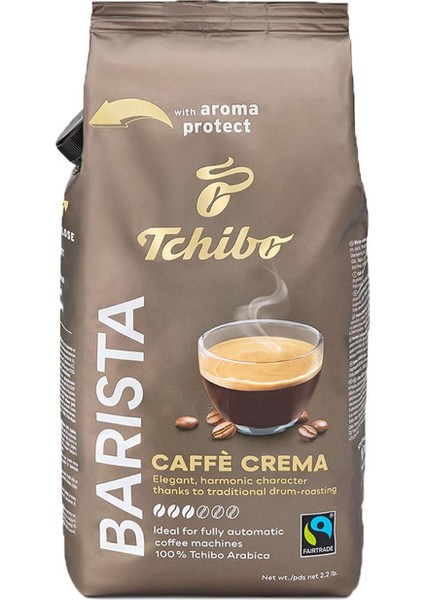 Barista Caffè Crema Çekirdek Kahve 1000 gr x 2 Adet