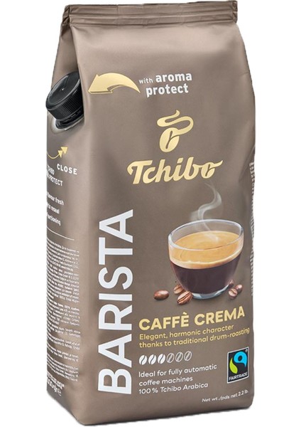 Barista Caffè Crema Çekirdek Kahve 1000 gr x 2 Adet