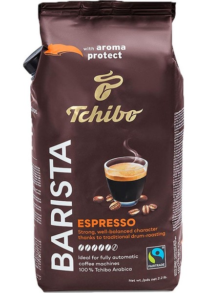 Barista Espresso Çekirdek Kahve 1000 gr x 2 Adet