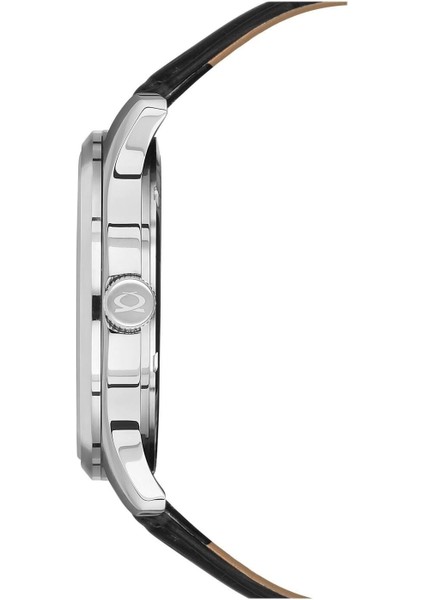 Safir Cam Deri Erkek Kol Saati Saati NC31-291761-ASL1 fiyatları