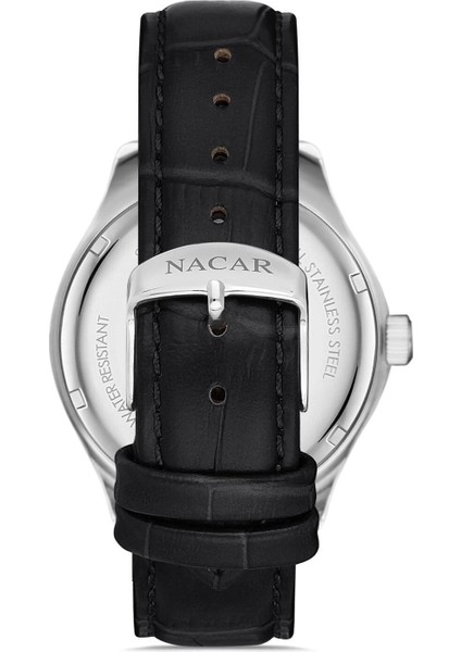 Safir Cam Deri Erkek Kol Saati Saati NC31-291761-ASL1 modelleri