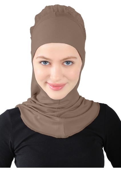 Topuzlu Büyük Hijab modelleri