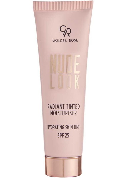 Nude Look Radiant Tinted Moisturiser No: 02 Medium Tint - Renkli Nemlendirici Spf 25 - 8691190967147