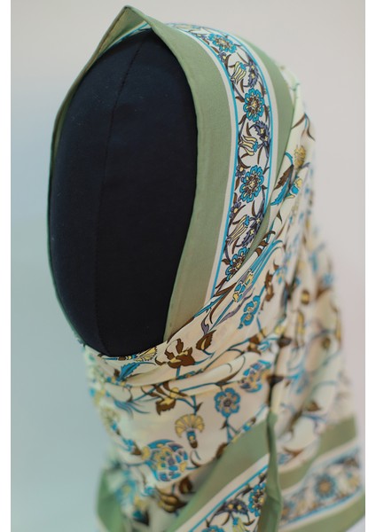 Ekru Haki Medine Ipek Eşarp Şal indirimleri