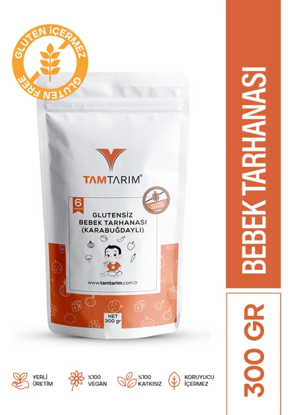 Tam Tarım (Glutensiz) Karabuğday Bebek Tarhanası 300 gr