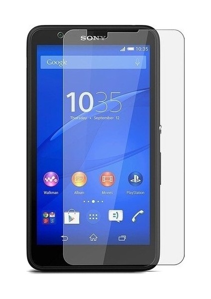 Sony Xperia E4G Uyumlu Ekran Koruyucu Kırılmaz Cam Darbelere Dayanıklı, Tamperli 4K Kalite, Çizilmez ve Parmak Izi Yapmayan Special Kırılmaz Cam