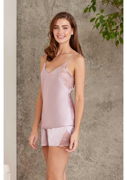 Saten Rose Dörtlü Gelin Çeyiz Seti 7085 fiyatları