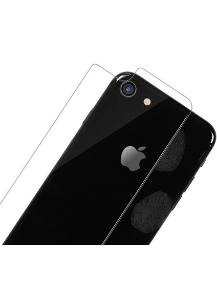Apple iPhone 6 Uyumlu Arka Kapak Ekran Koruyucu Arka Kapak Kırılmaz Cam Darbelere Dayanıklı, Tamperli 4K Kalite, Çizilmez ve Parmak Izi Yapmayan