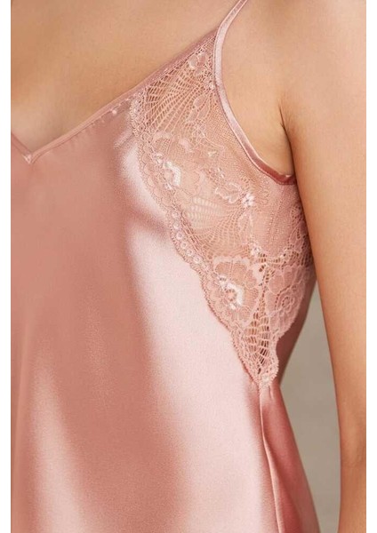 Saten Brandy Dörtlü Gelin Çeyiz Seti 7085 modelleri