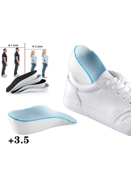 Yükseklik ve Rahatlık: 3,5 cm Erkek Topuk Yükseltici MC-281E | Şık ve Pratik Ayakkabı Aksesuarı