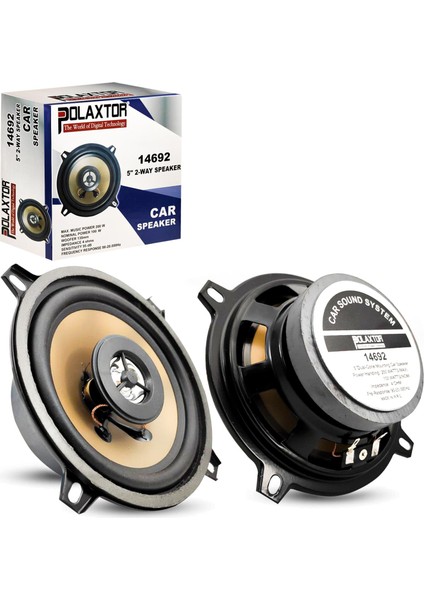 PLX-14692 Oto Hoparlör 13CM 200 Watt Tweeterli 1 Adet