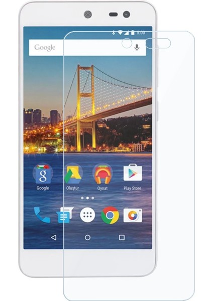 General Mobile Android One 4g Uyumlu Ekran Koruyucu Kırılmaz Cam Darbelere Dayanıklı, Tamperli 4K Kalite, Çizilmez ve Parmak Izi Yapmayan Special Kırılmaz Cam
