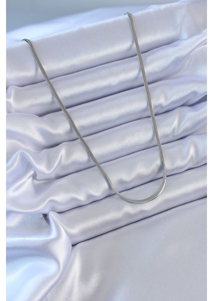 Shopzum Shopzum Shopzum Shopzum Shopzum 316L Çelik Gümüş Renk Ince Italyan Zincir Model 45 cm Kadın Kolye fiyatları