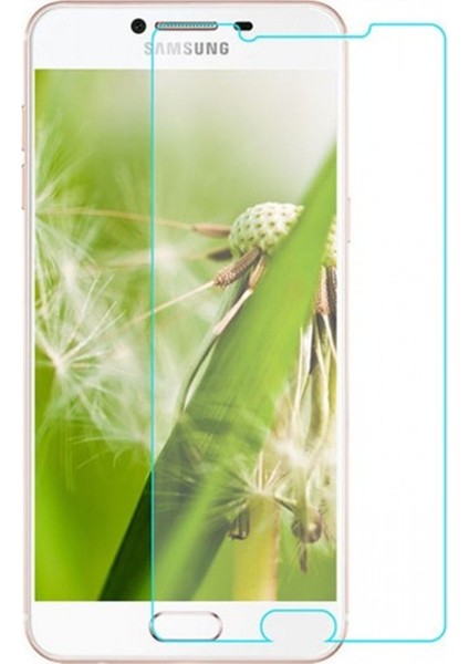 Samsung Galaxy C7 Uyumlu Ekran Koruyucu Kırılmaz Cam Darbelere Dayanıklı, Tamperli 4K Kalite, Çizilmez ve Parmak Izi Yapmayan Special Kırılmaz Cam