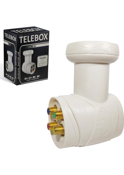 Lnb Dörtlü Santral (Quattro) Gold 0.1db 3D Fhd 4K Tb-Xc