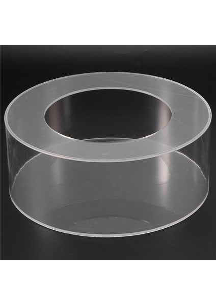 1 Adet Yuvarlak Akrilik Kek Teşhir Panosu Kek Kenar Pürüzsüz Kek Tepsisi Dıy Yuvarlak Dekor Kek Doldurulabilir Kurulu(C) (Yurt Dışından) fırsatları