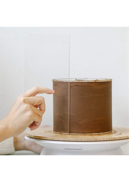 Şeffaf Kek Krem Kazıyıcı Dikdörtgen Akrilik Kek Pişirme Aracı Kek Dekorasyon Araçları Mutfak Aracı-A (Yurt Dışından) fırsatları