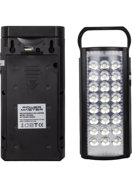 PM-23800 24 Ledli Telefon Şarj Edebilen Işıldak fiyatları