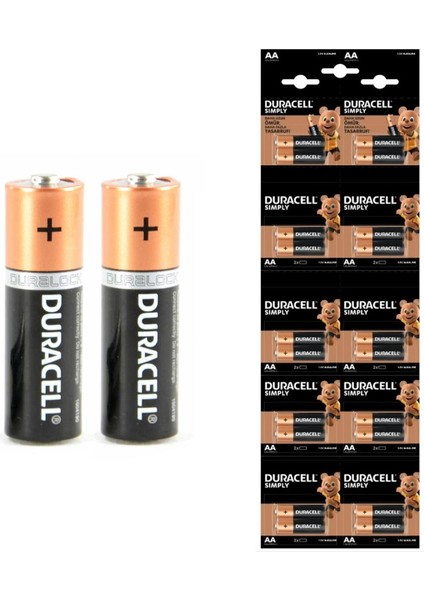 Sımply Aa Kalem Pil Alkalin 20LI Paket