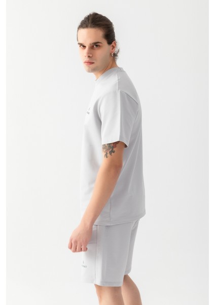 Essential Regular Fit Tişört Gri