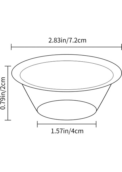 500 Adet Mini Pasta Tavaları, Pişirme Için 2.8 Inç Tek Kullanımlık Yumurtalı Tart, Pişirme Için Alüminyum Folyo Bakeware, Tart Yapımı (Yurt Dışından)