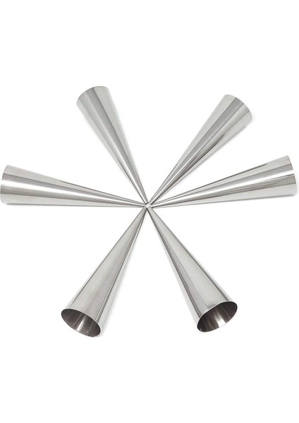 24 Adet Paslanmaz Çelik Pasta Kreması Boynuz Konik Tüp Koni Pasta Rulo Boynuz Kalıp Mutfak Pişirme Bobini Aracı (Yurt Dışından) indirimleri