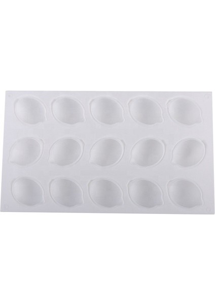 15 Kavite Limon Şekilli Meyve Silikon Kalıp Kek Mousse Kek Kalıbı Pişirme Fransız Tatlı Kek Dekorasyon Aracı (Yurt Dışından)