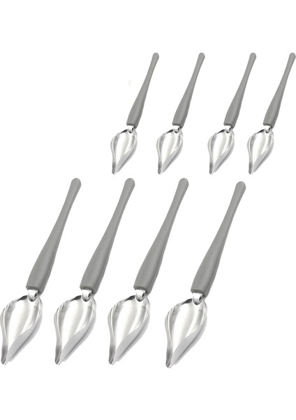 Mutfak Hassas Çizim Dekorasyon Kaşık Seti, Profesyonel Dıy Çikolata Kaşığı Filtre Kaşık Büyük Kalem Kaşık 8 Paket (Yurt Dışından)