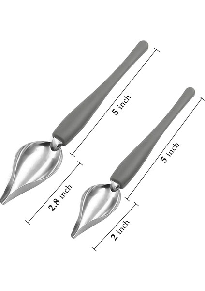 Mutfak Hassas Çizim Dekorasyon Kaşık Seti, Profesyonel Dıy Çikolata Kaşığı Filtre Kaşık Büyük Kalem Kaşık 8 Paket (Yurt Dışından) modelleri