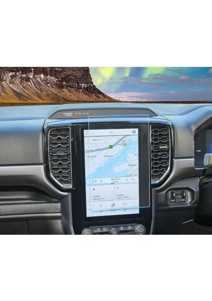 Ford Ranger 10 Inç Multimedya Ekran Koruyucu Şeffaf