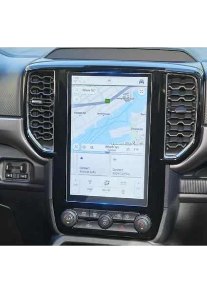 Ford Ranger 10 Inç Multimedya Ekran Koruyucu Şeffaf
