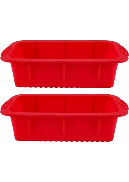 Silikon Somun Teneke Seti 2'li, Pişirme Için Ekmek Tenekeleri, Yapışmaz Fırın Tepsisi, Silikon Ekmek Teneke Seti, Bakeware Kalıpları Tava (Yurt Dışından)